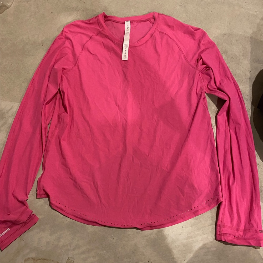 Sonic Pink long sleeve Lululemon top